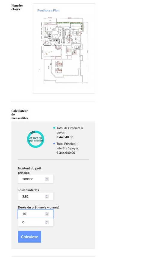 Planos detallados de la vivienda y simulación de la hipoteca para que los compradores valoren mejor su inversión. Image